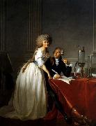 Portrait of Antoine-Laurent and Marie-Anne Lavoisier, Jacques-Louis  David